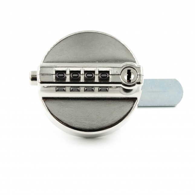 Mechanical code lock sPin-Lock 410 nickel 
